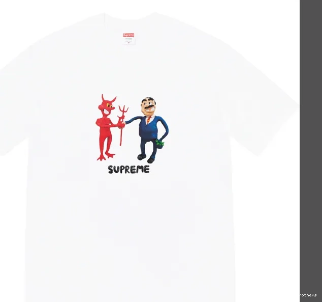 Contract 23SS Tee and Business Devil Black S L XL White Printed Trading T-shirt M 1016